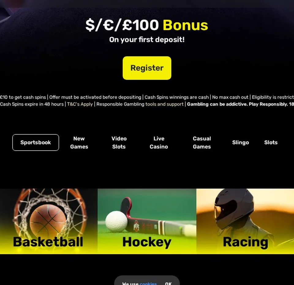 Hyper Casino: Spielelobby (Screenshot von www.hypercasino.com)
